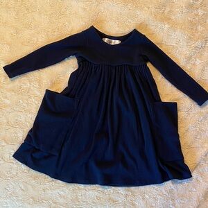 Remie Girl Ribbed Long Sleeve dress